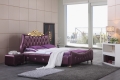 modern bed,fashion bed,leather bed,bedroom furniture,bed